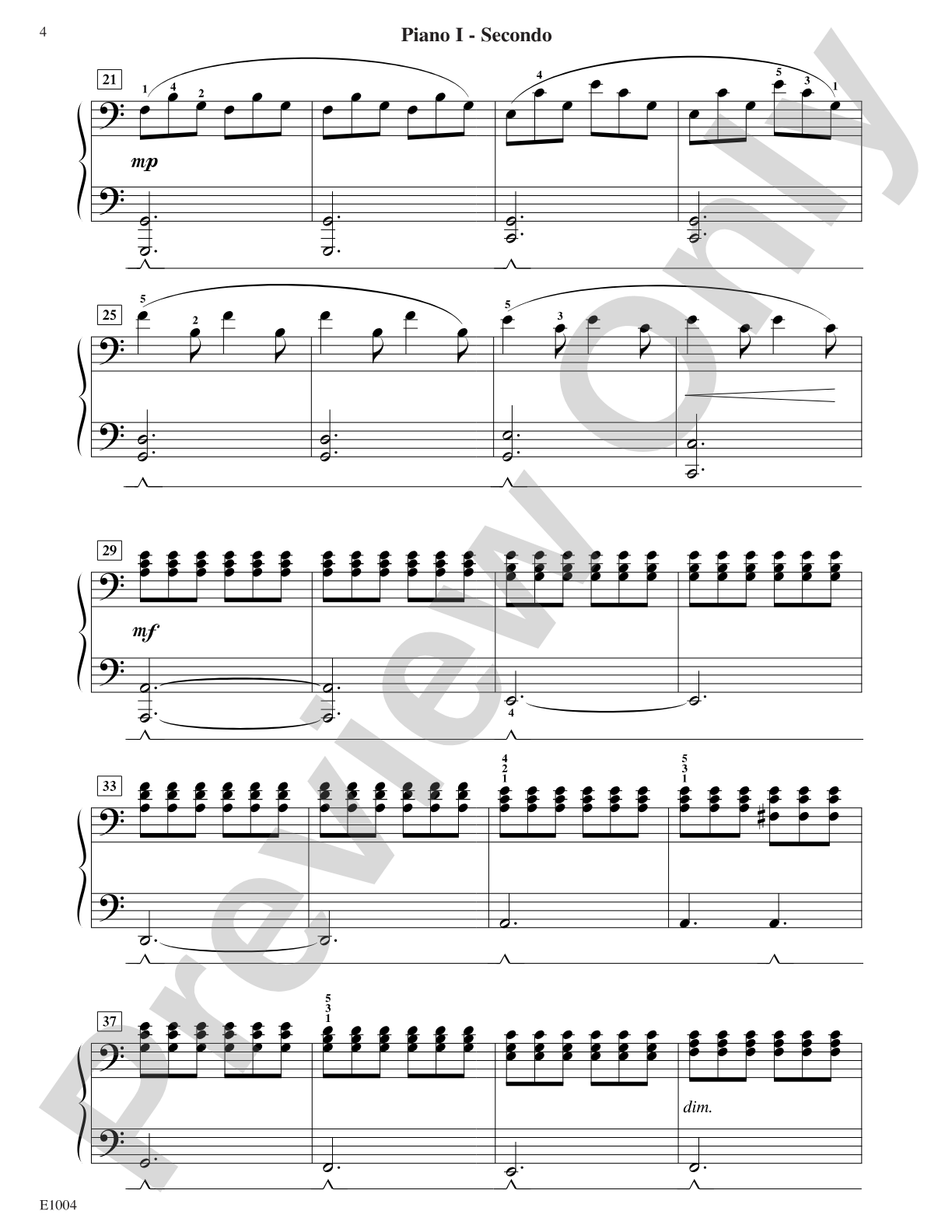 O Holy Night: Piano