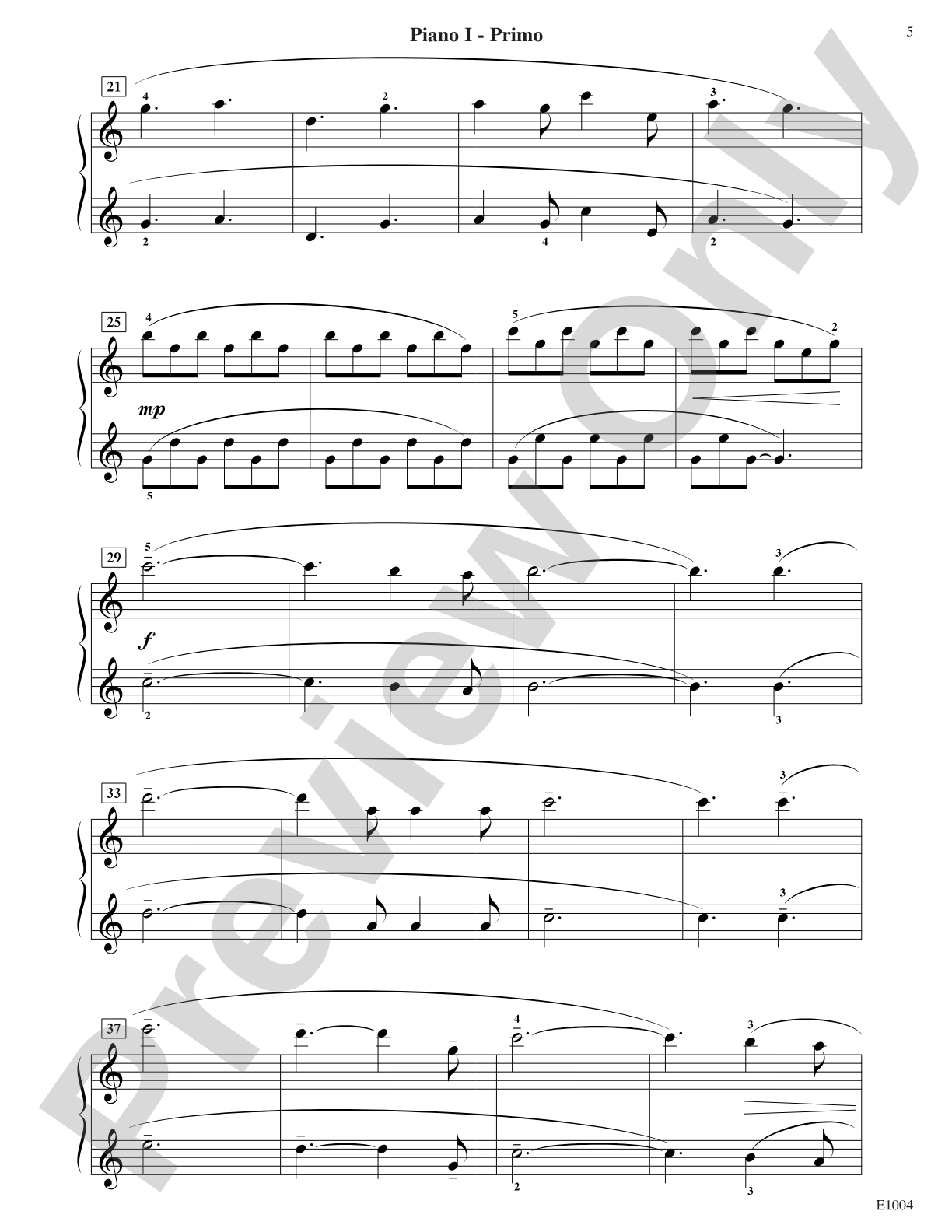 O Holy Night: Piano