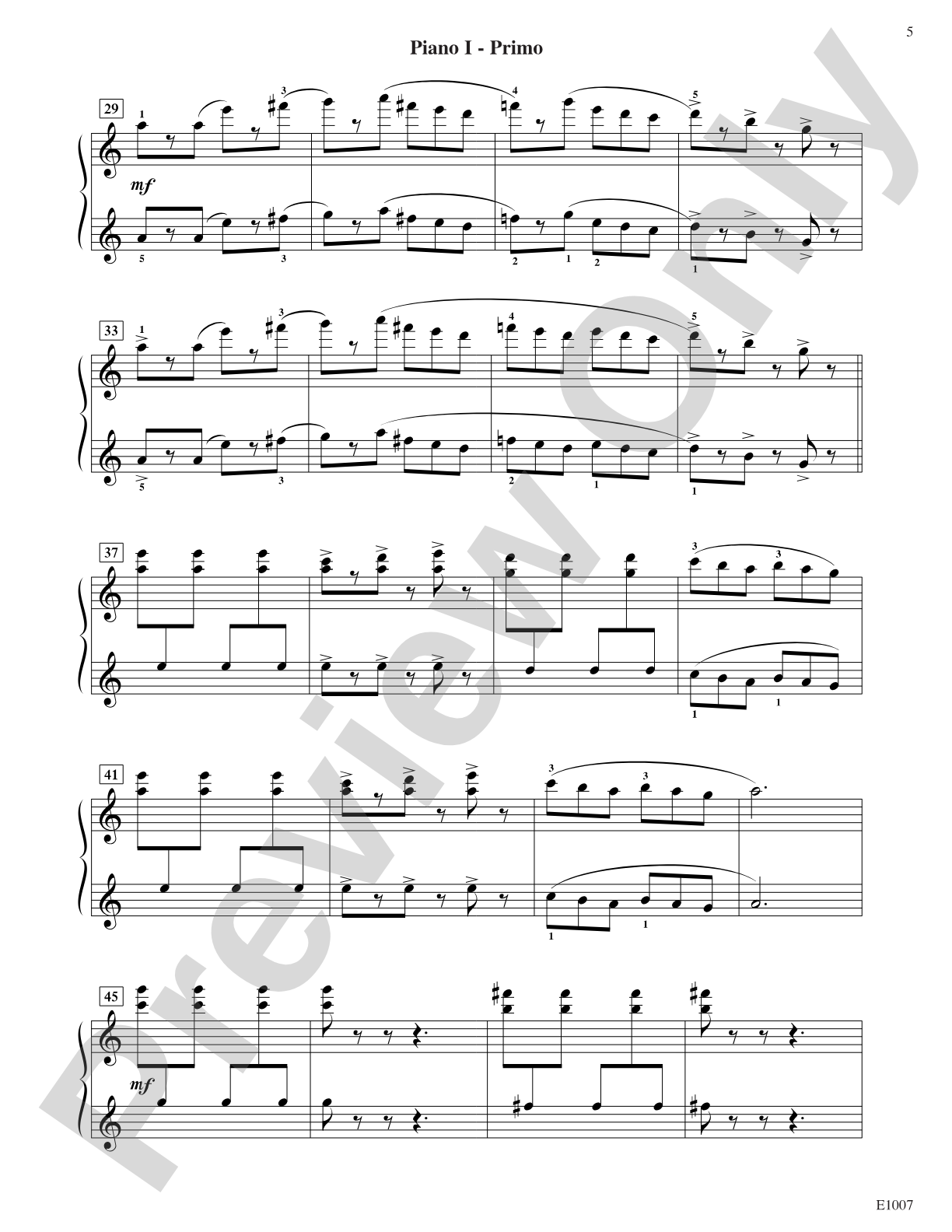 Perpetual Commotion: Piano