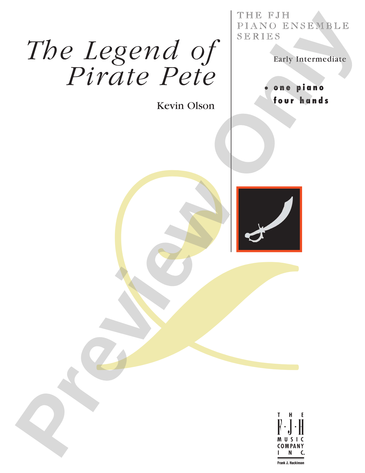 The Legend of Pirate Pete: Piano