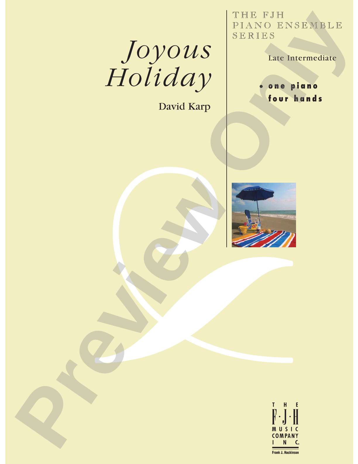 Joyous Holiday: Piano