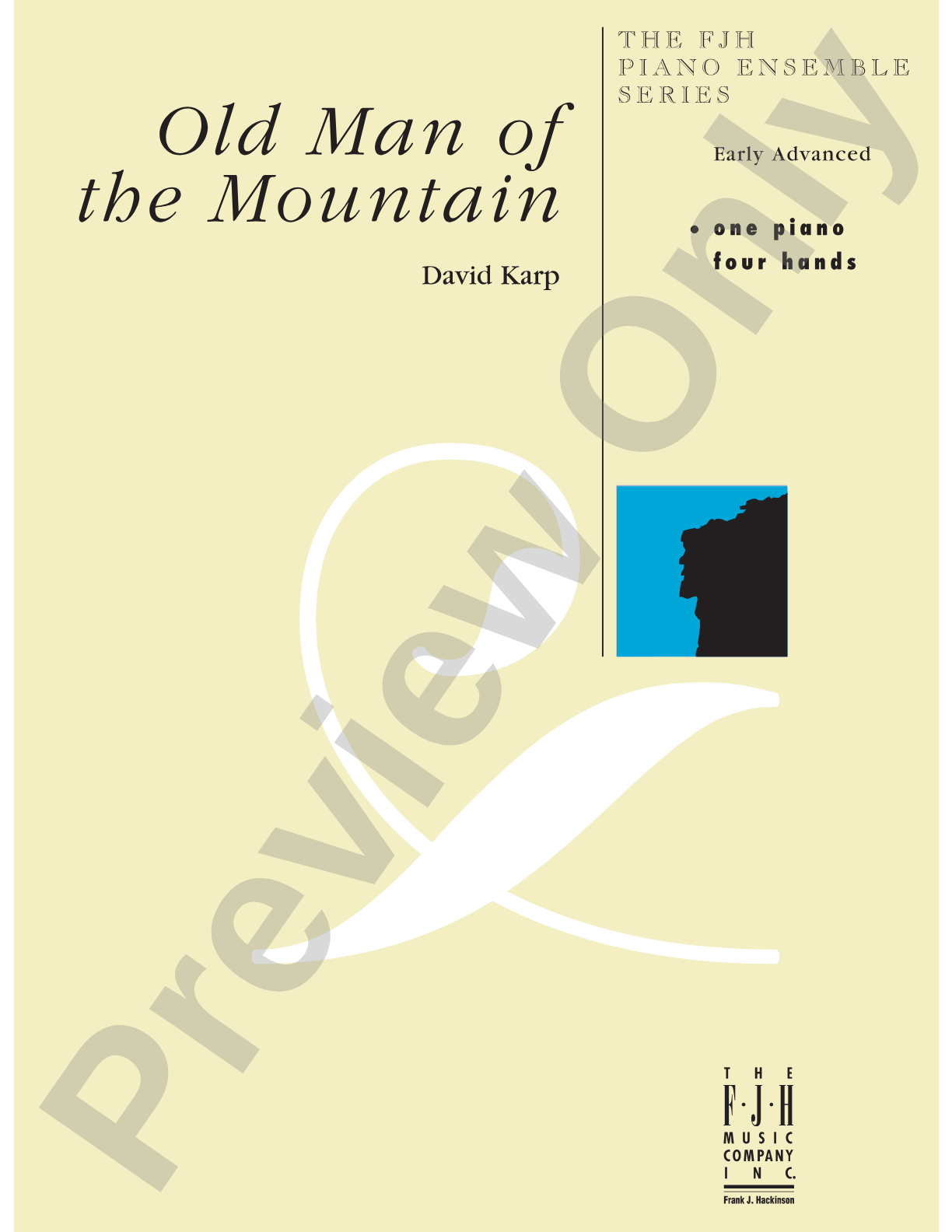 Old Man of the Mountain: Piano