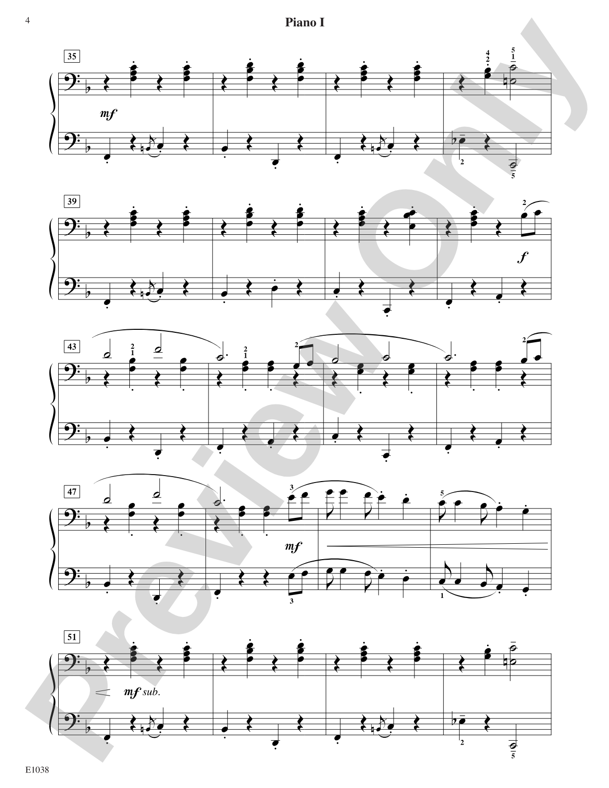 Prairie Suite: Piano
