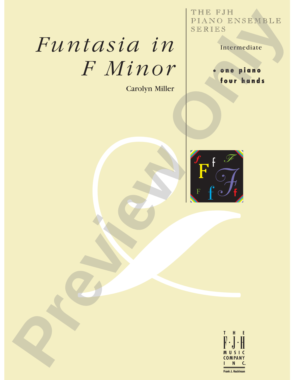 Funtasia in F Minor: Piano