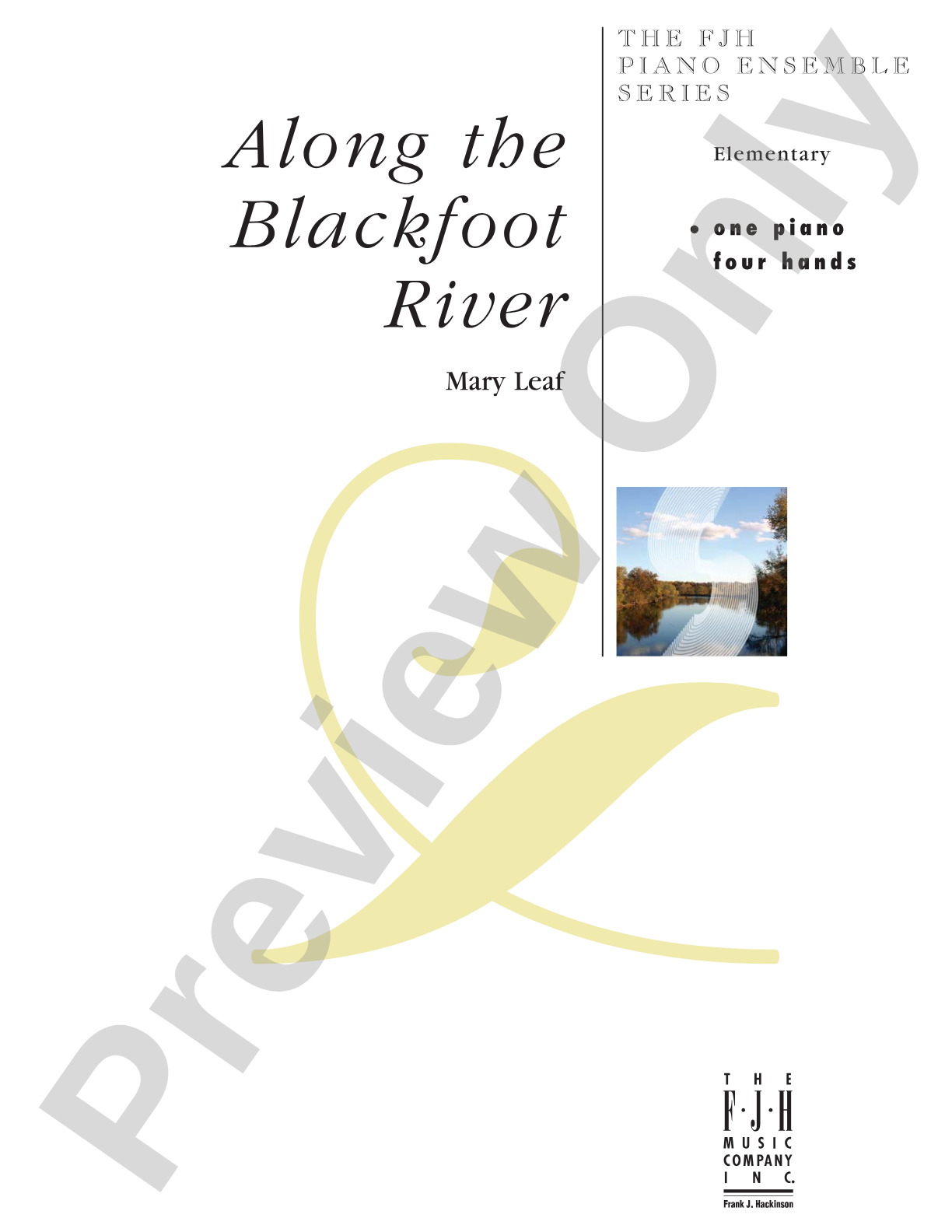 Along the Blackfoot River: Piano