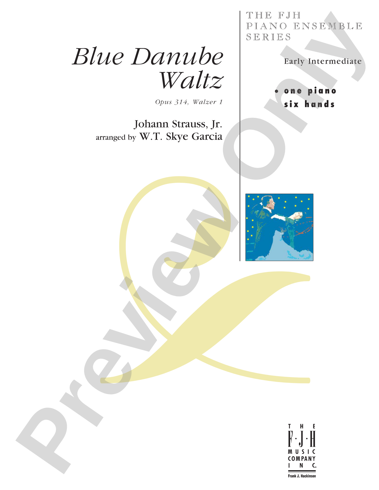 Blue Danube Waltz: Piano