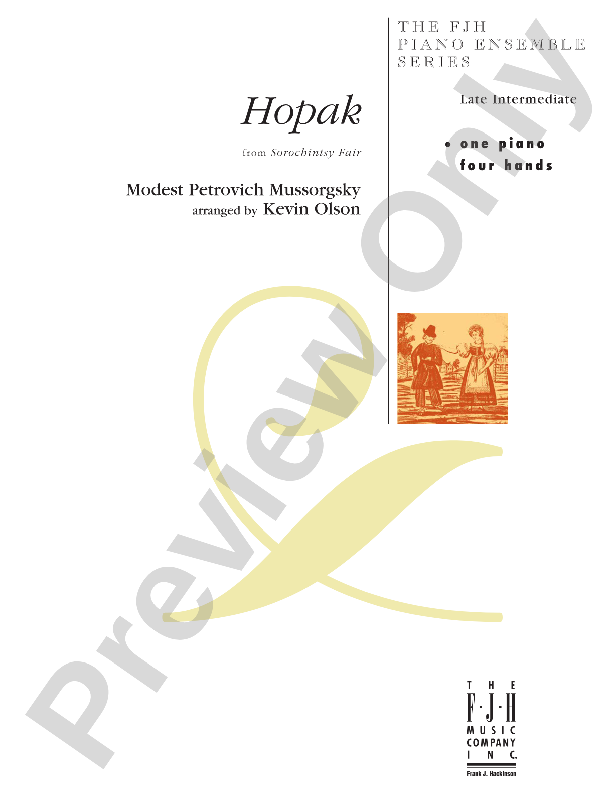 Hopak: Piano