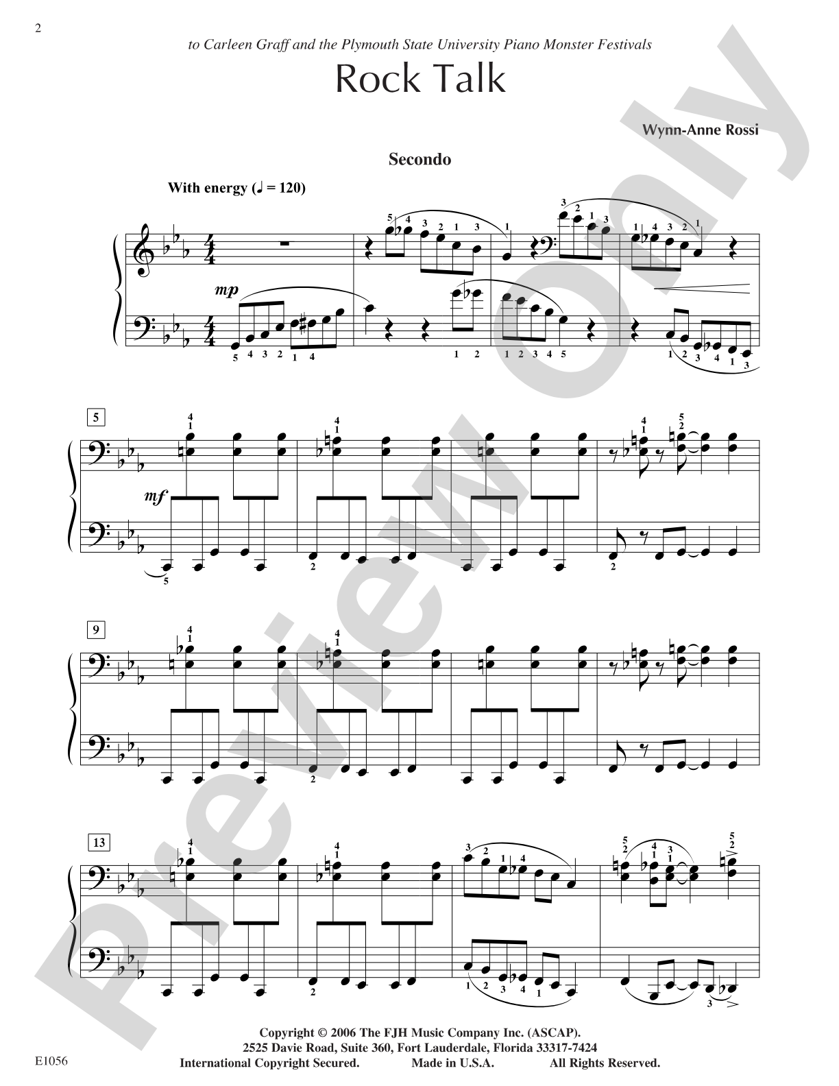 Rock Talk: Piano