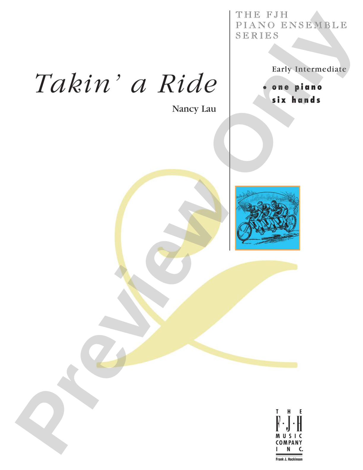 Takin' a Ride: Piano
