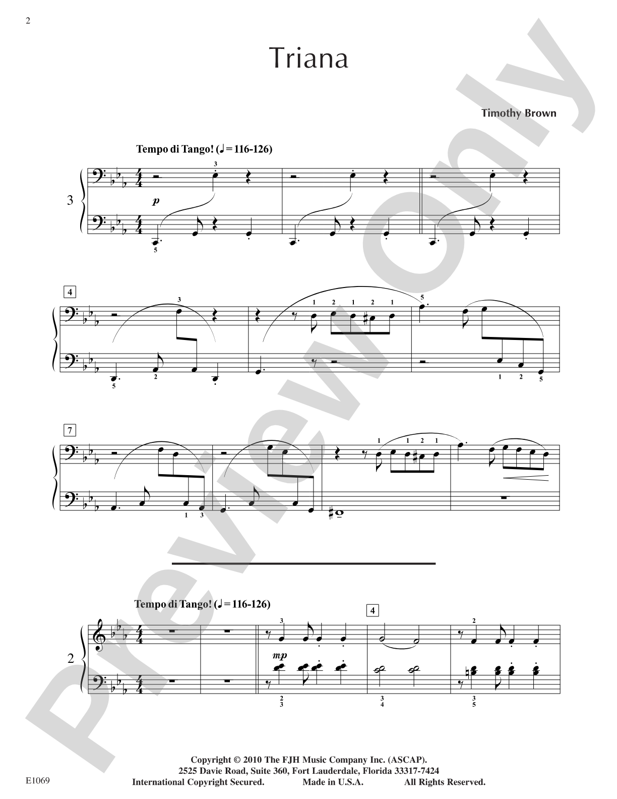 Triana: Piano