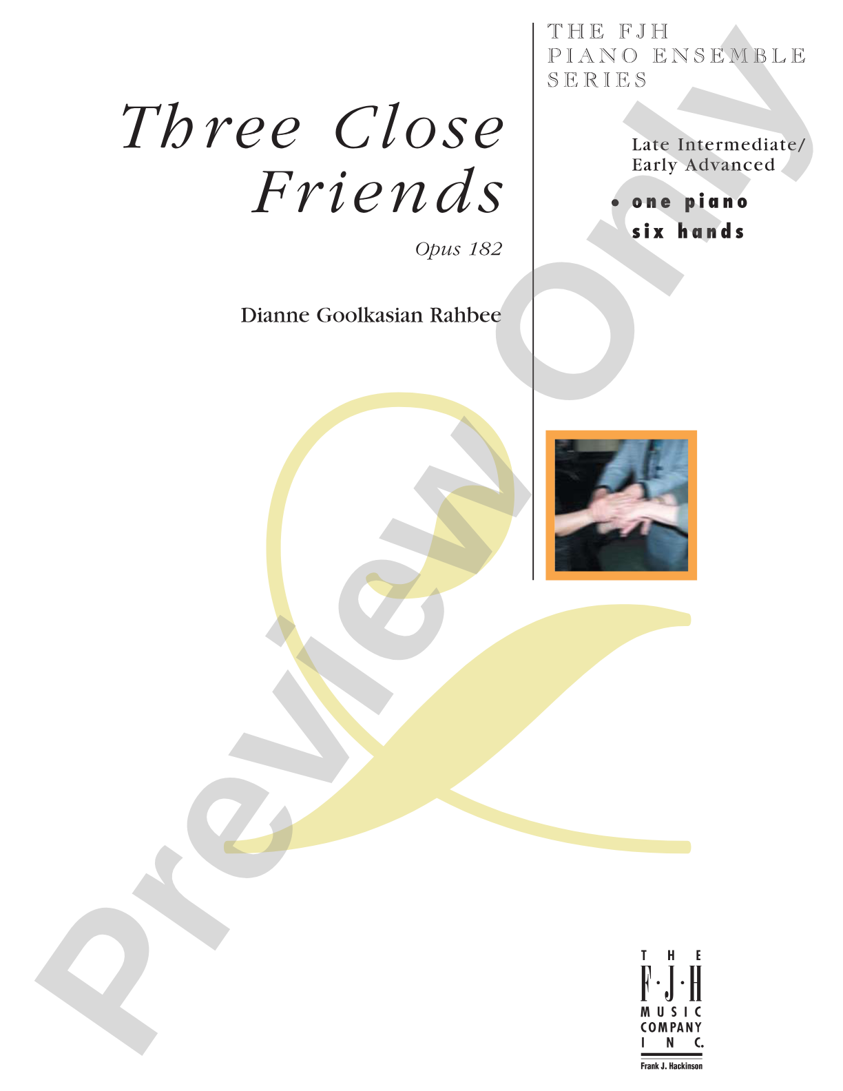 Three Close Friends: Piano