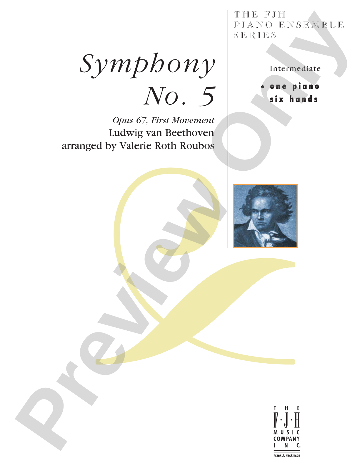 Symphony No. 5, Opus 67, First Movement: Piano