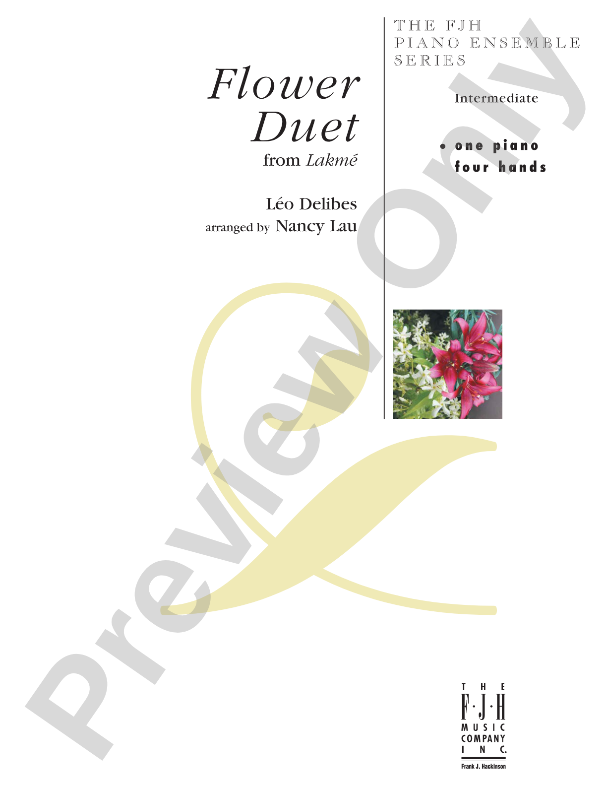 Flower Duet: Piano