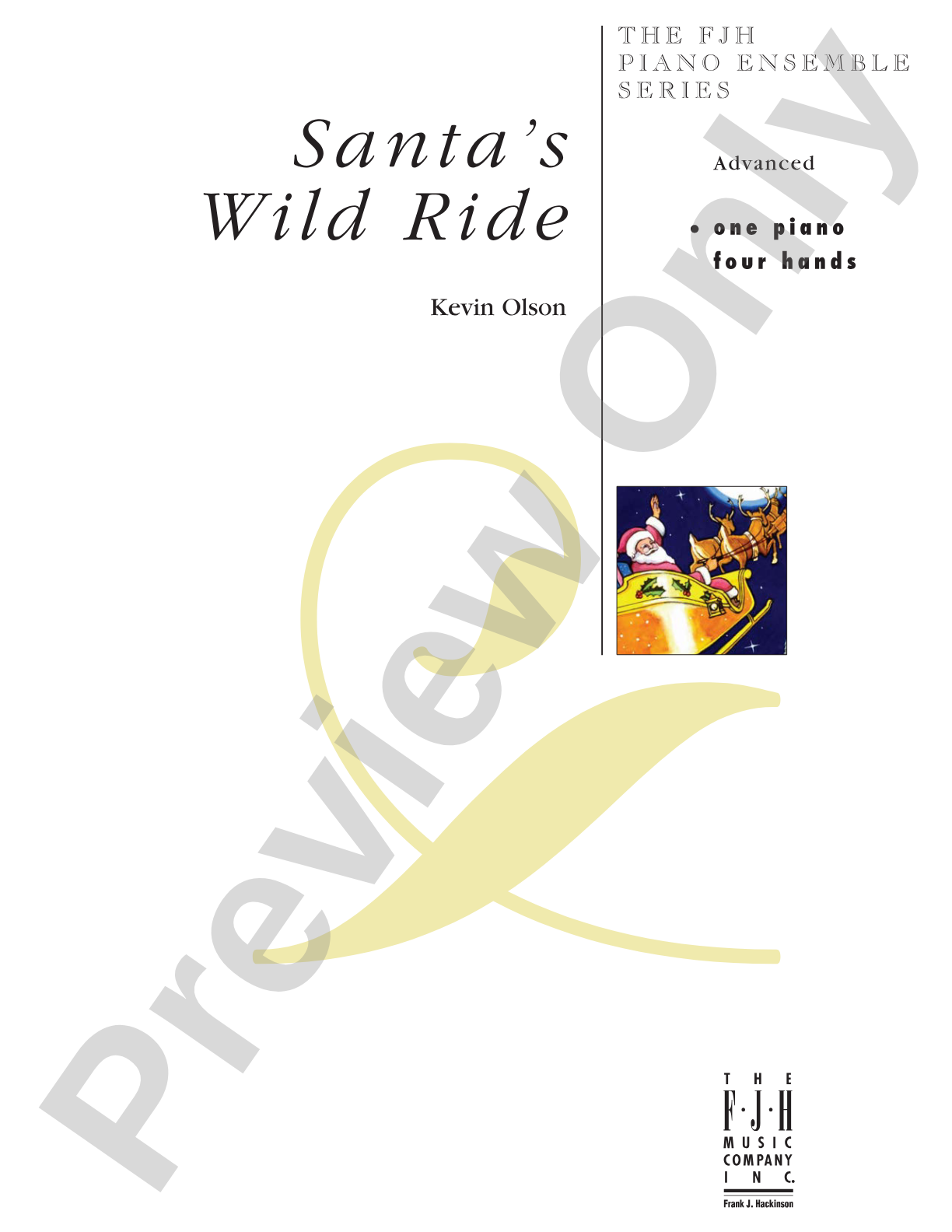 Santa's Wild Ride: Piano