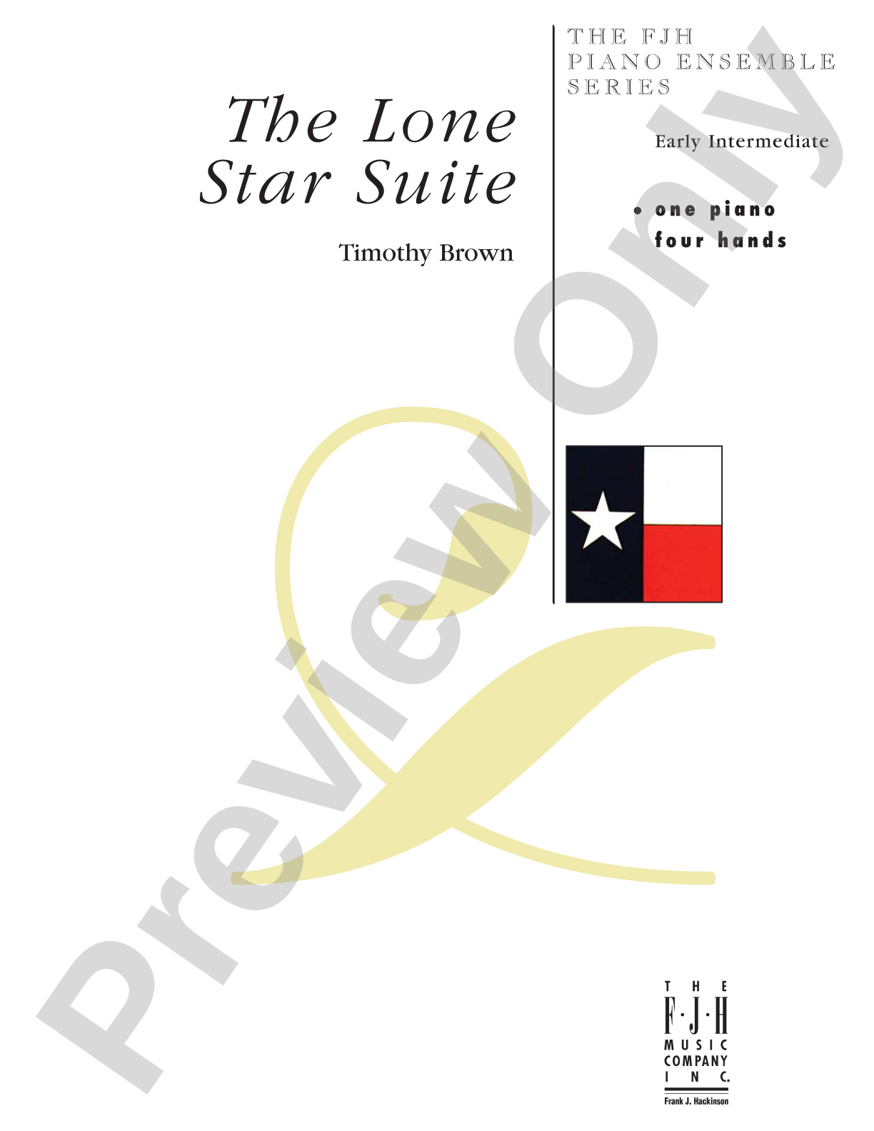 The Lone Star Suite: Piano