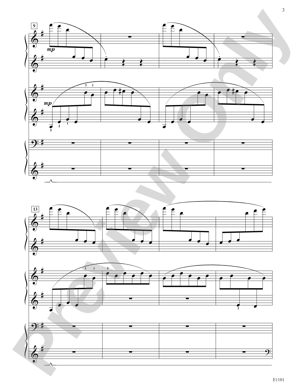 On Bird's Hill: Piano