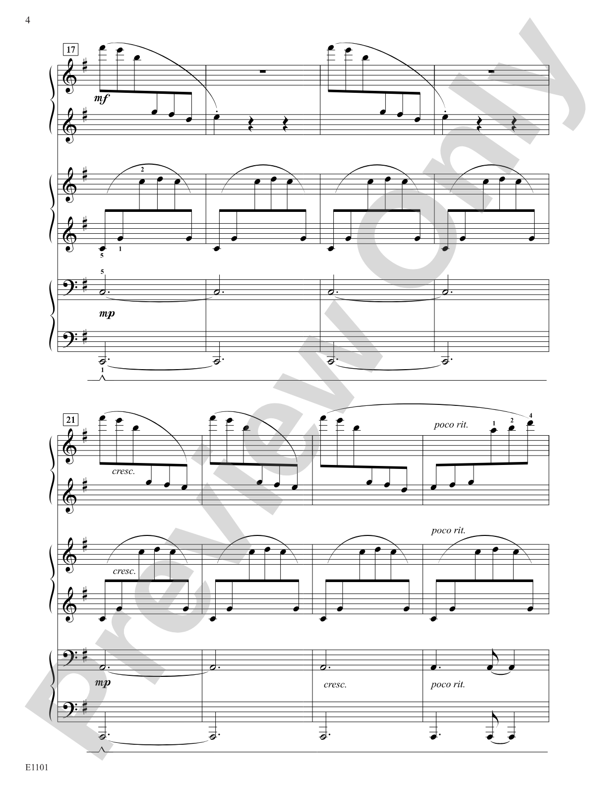 On Bird's Hill: Piano
