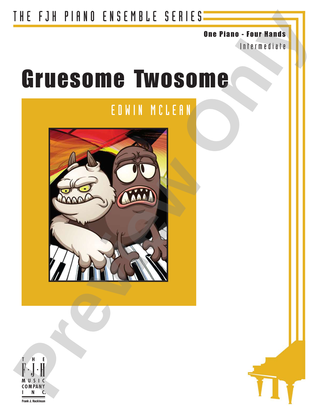 Gruesome Twosome: Piano