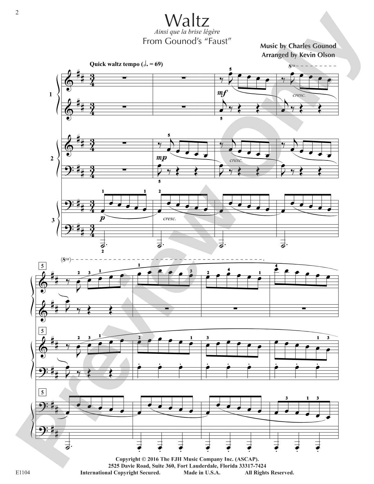 Waltz: Piano