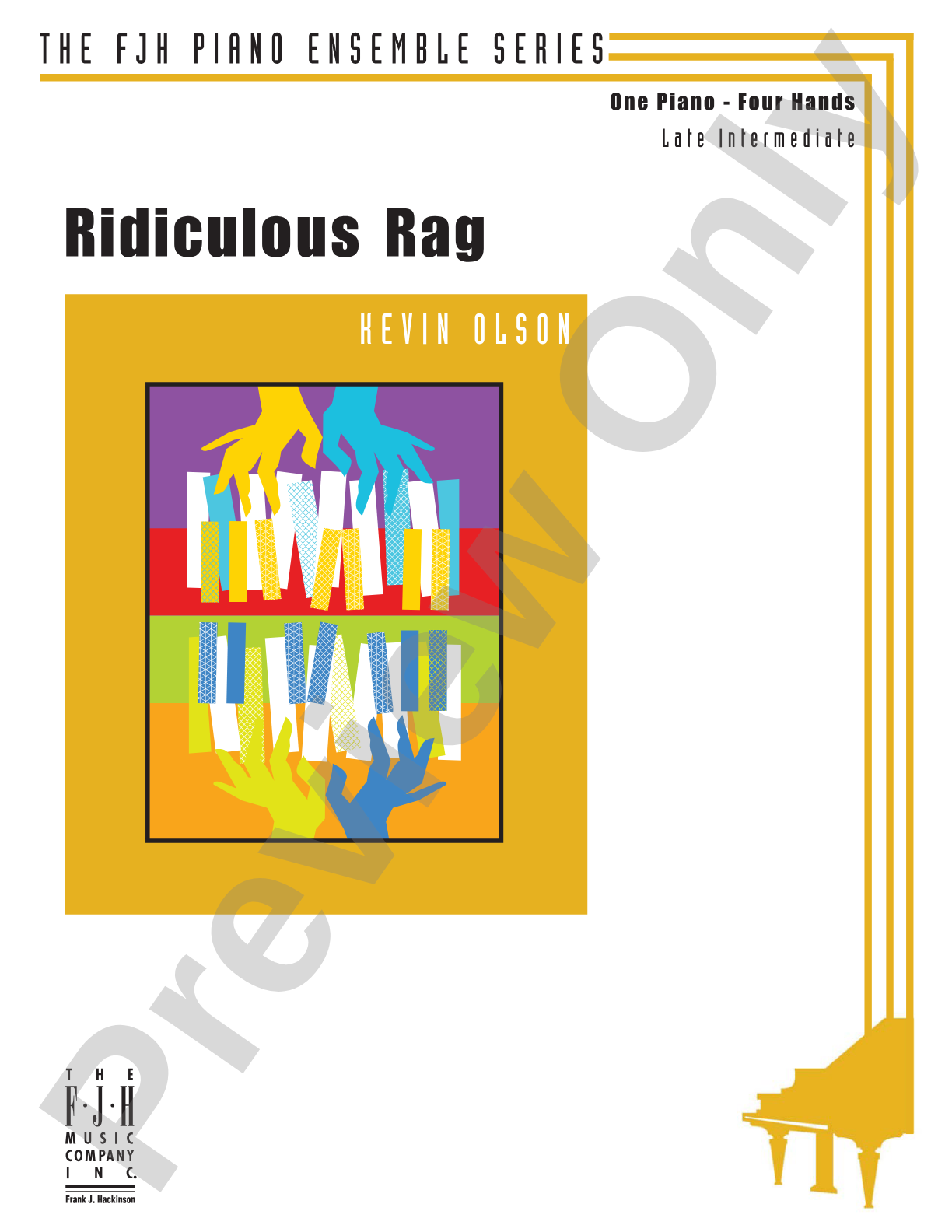 Ridiculous Rag: Piano