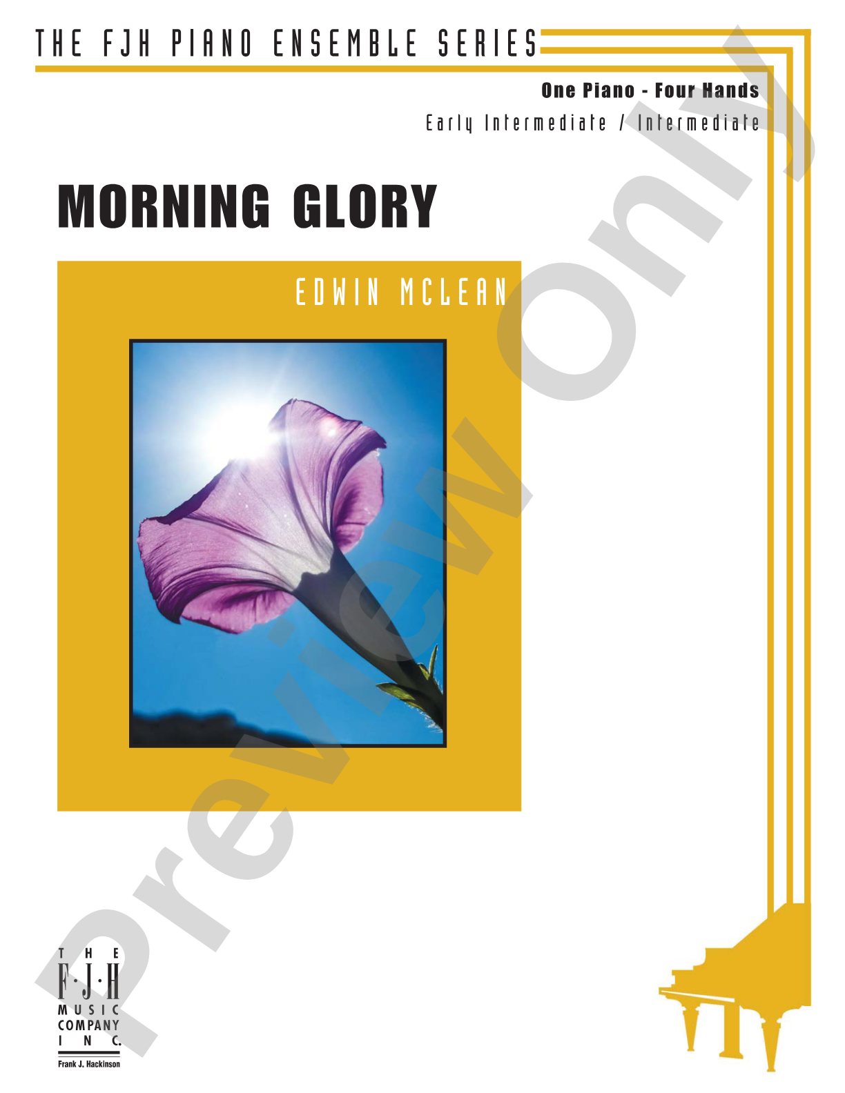 Morning Glory: Piano