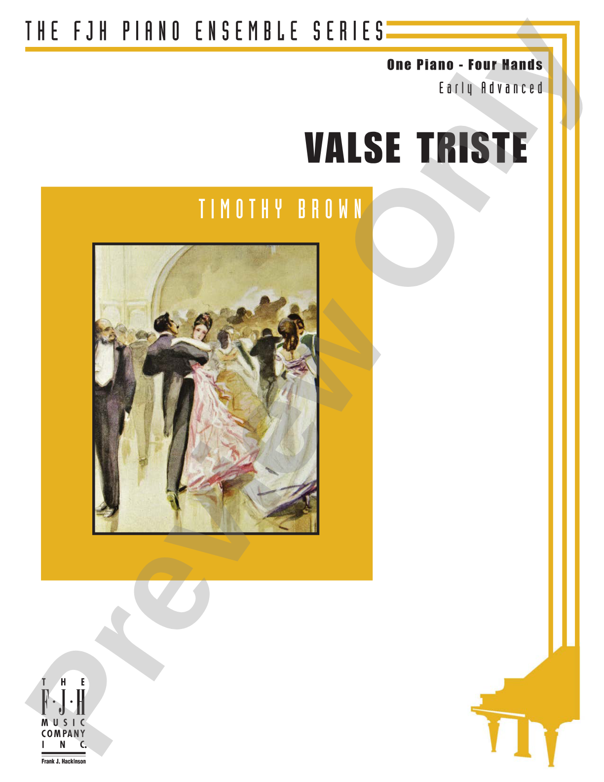 Valse Triste: Piano