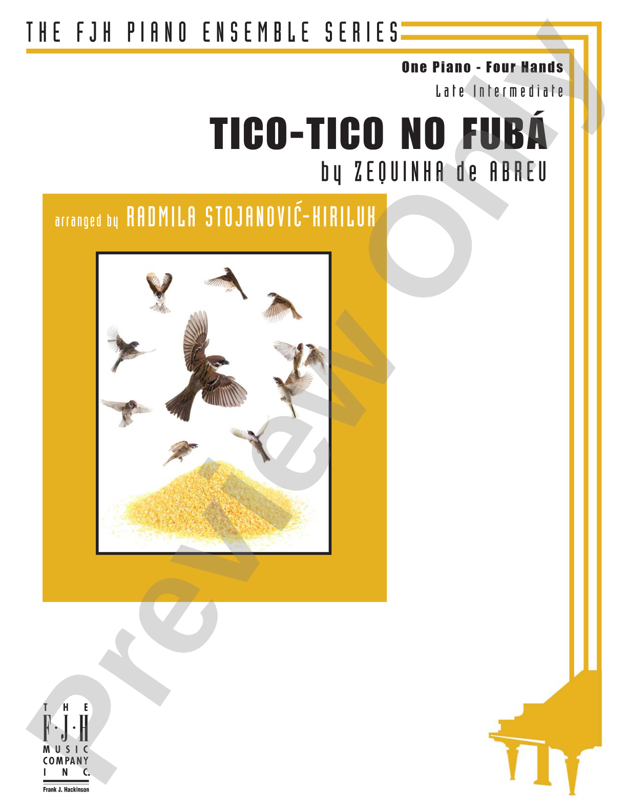 Tico-Tico no Fubá: Piano