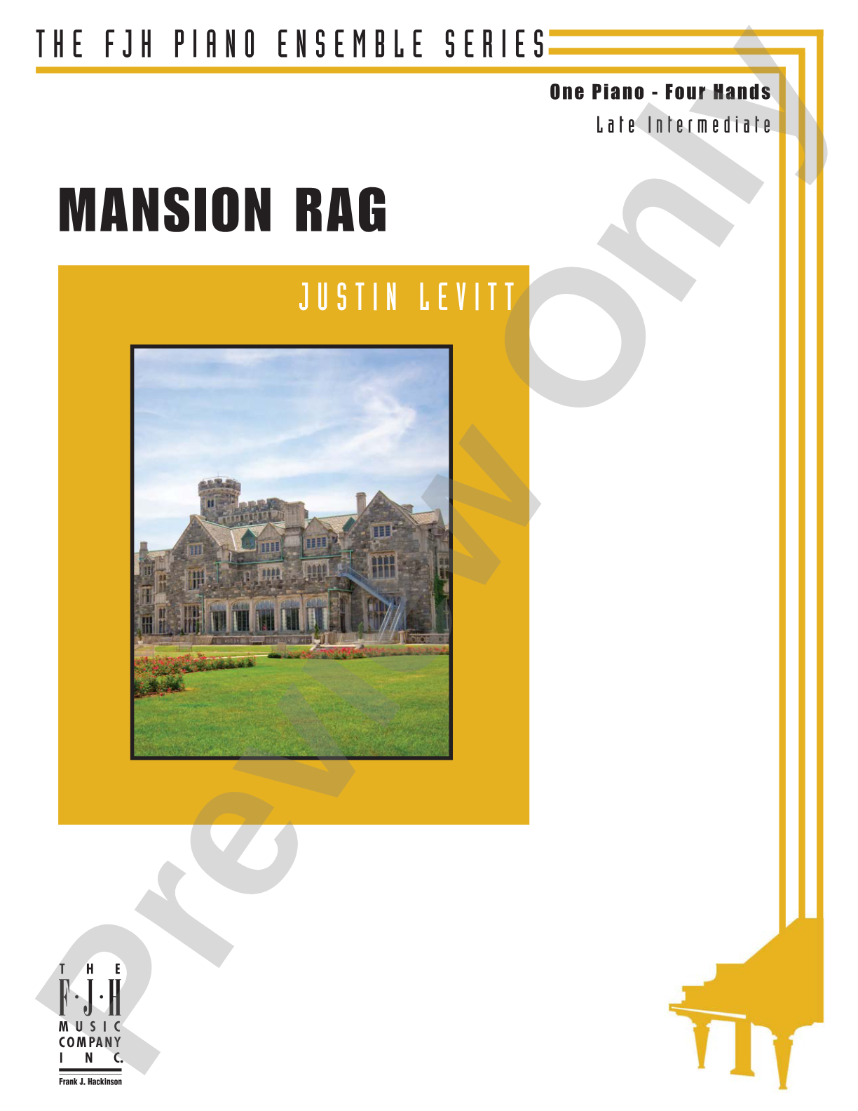 Mansion Rag: Piano