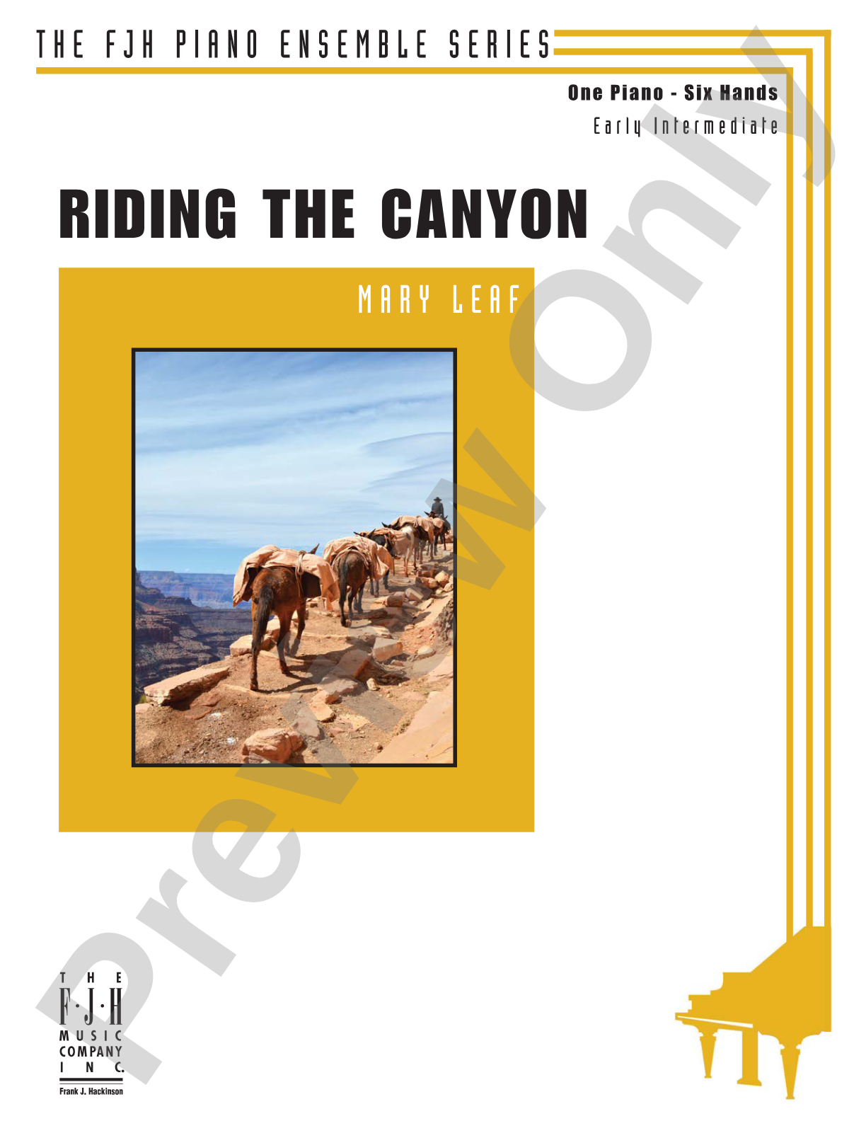Riding the Canyon: Piano