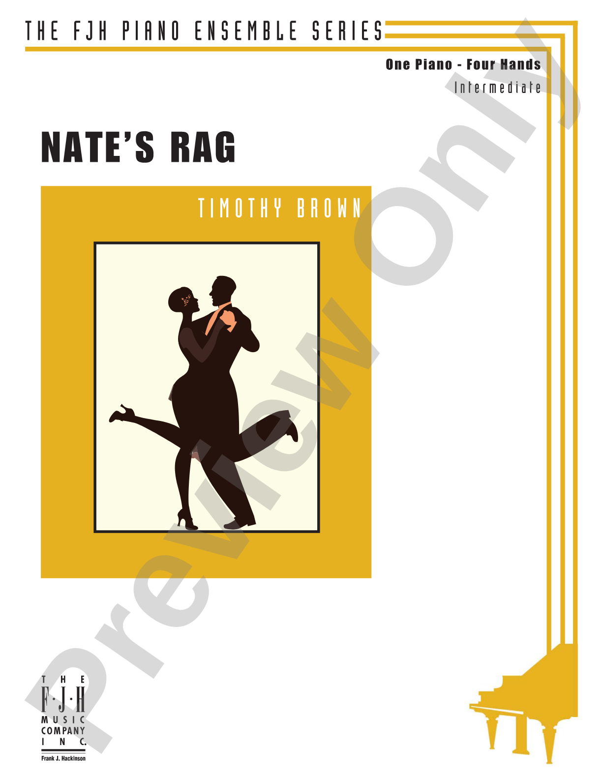 Nate's Rag: Piano