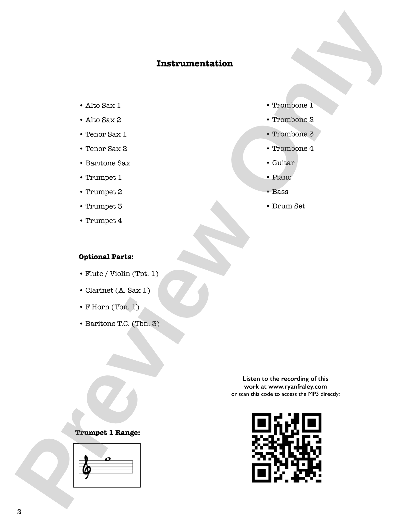 Holly & Ivy: Jazz Ensemble Conductor Score & Parts