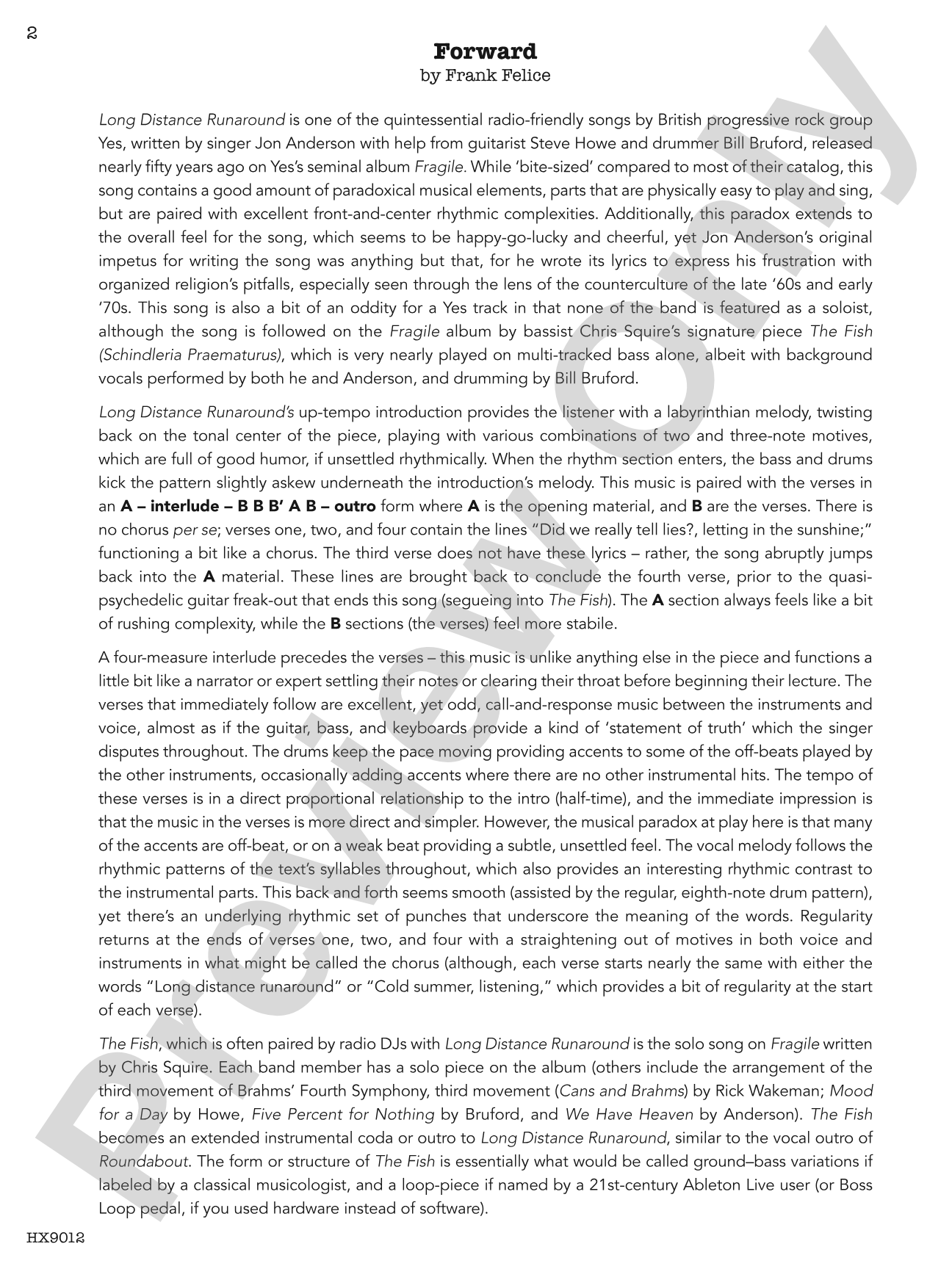 Long Distance Runaround: Jazz Ensemble Conductor Score & Parts