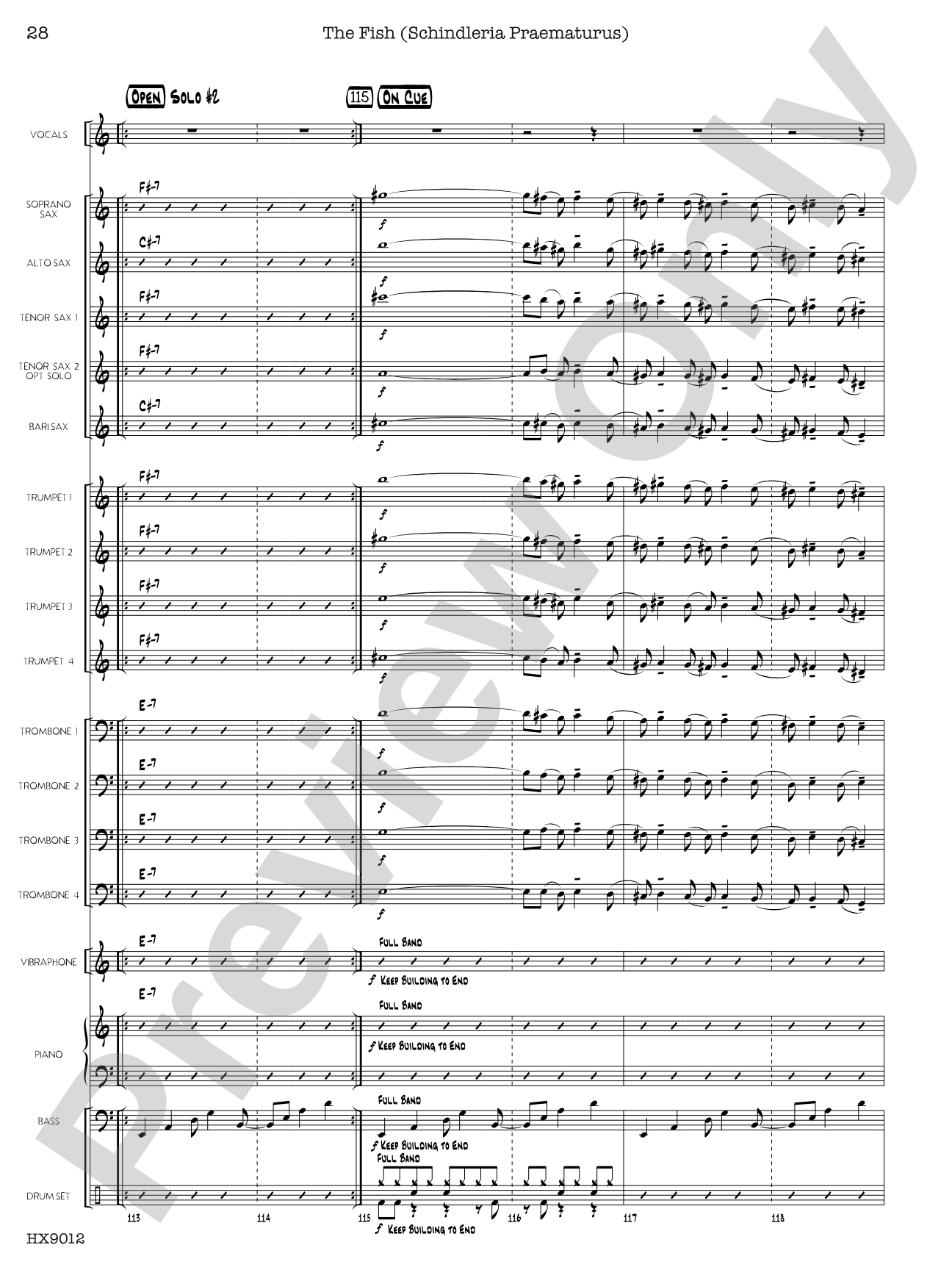 Long Distance Runaround: Jazz Ensemble Conductor Score & Parts