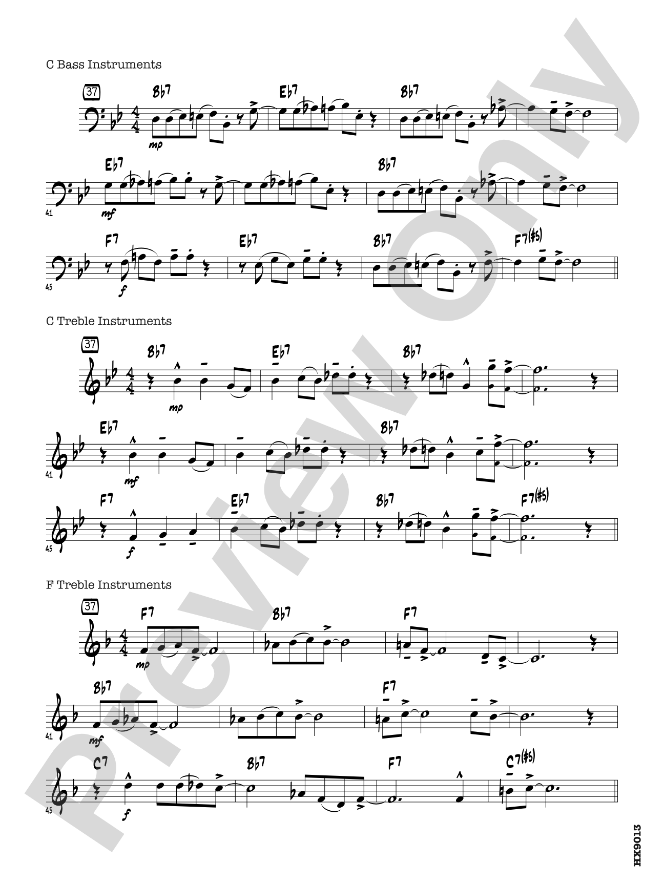 Once Upon a Blues: Jazz Ensemble Conductor Score & Parts