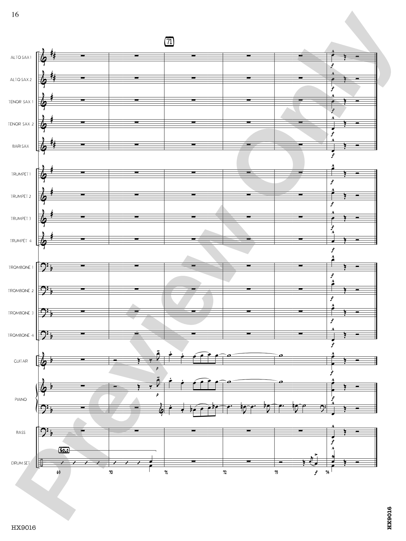 I Saw Three Ships: Jazz Ensemble Conductor Score & Parts
