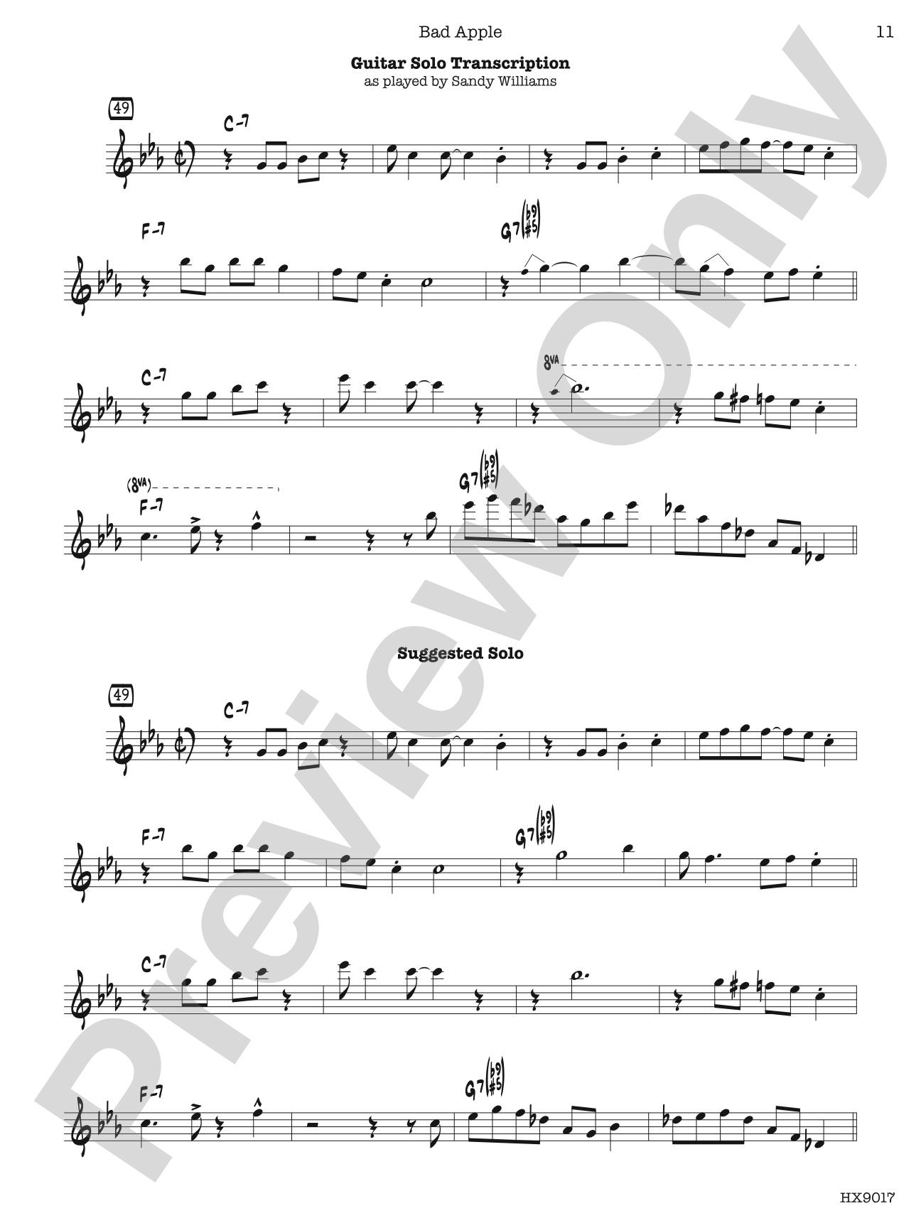 Bad Apple: Jazz Ensemble Conductor Score & Parts
