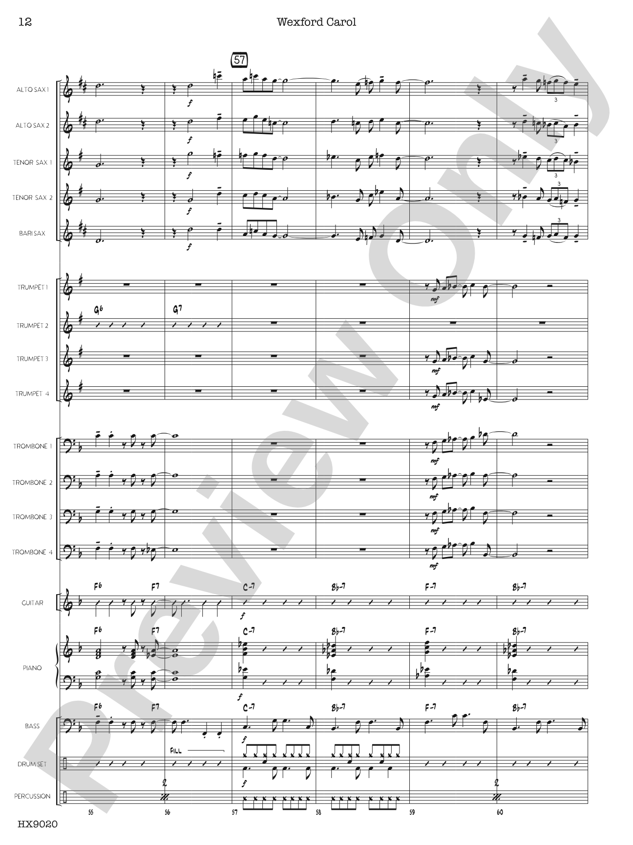 Wexford Carol: Score