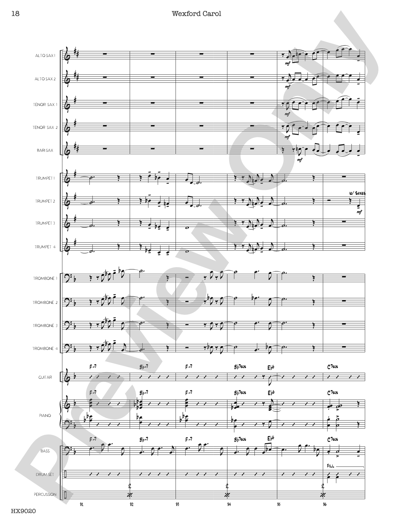 Wexford Carol: Score