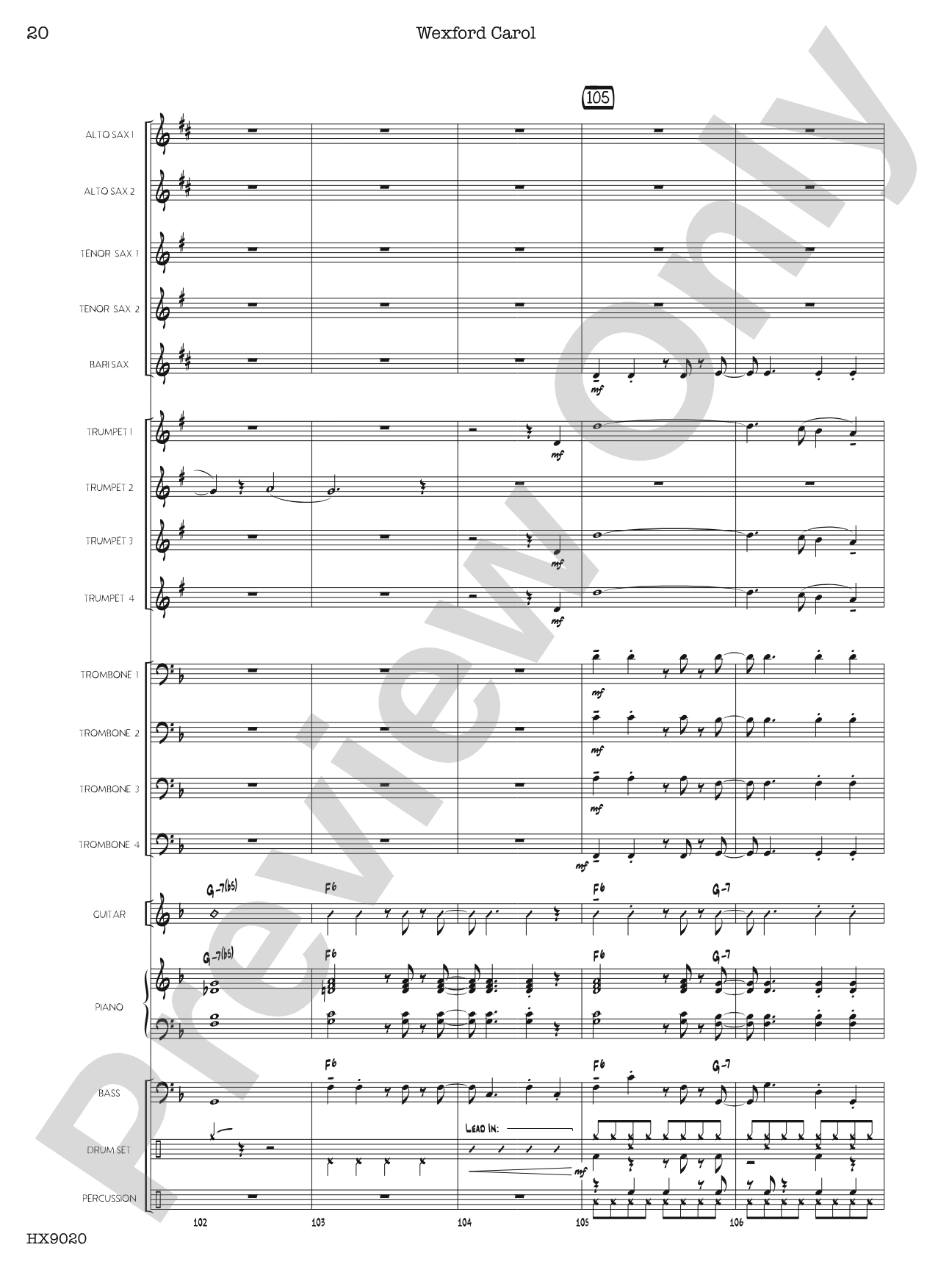Wexford Carol: Score