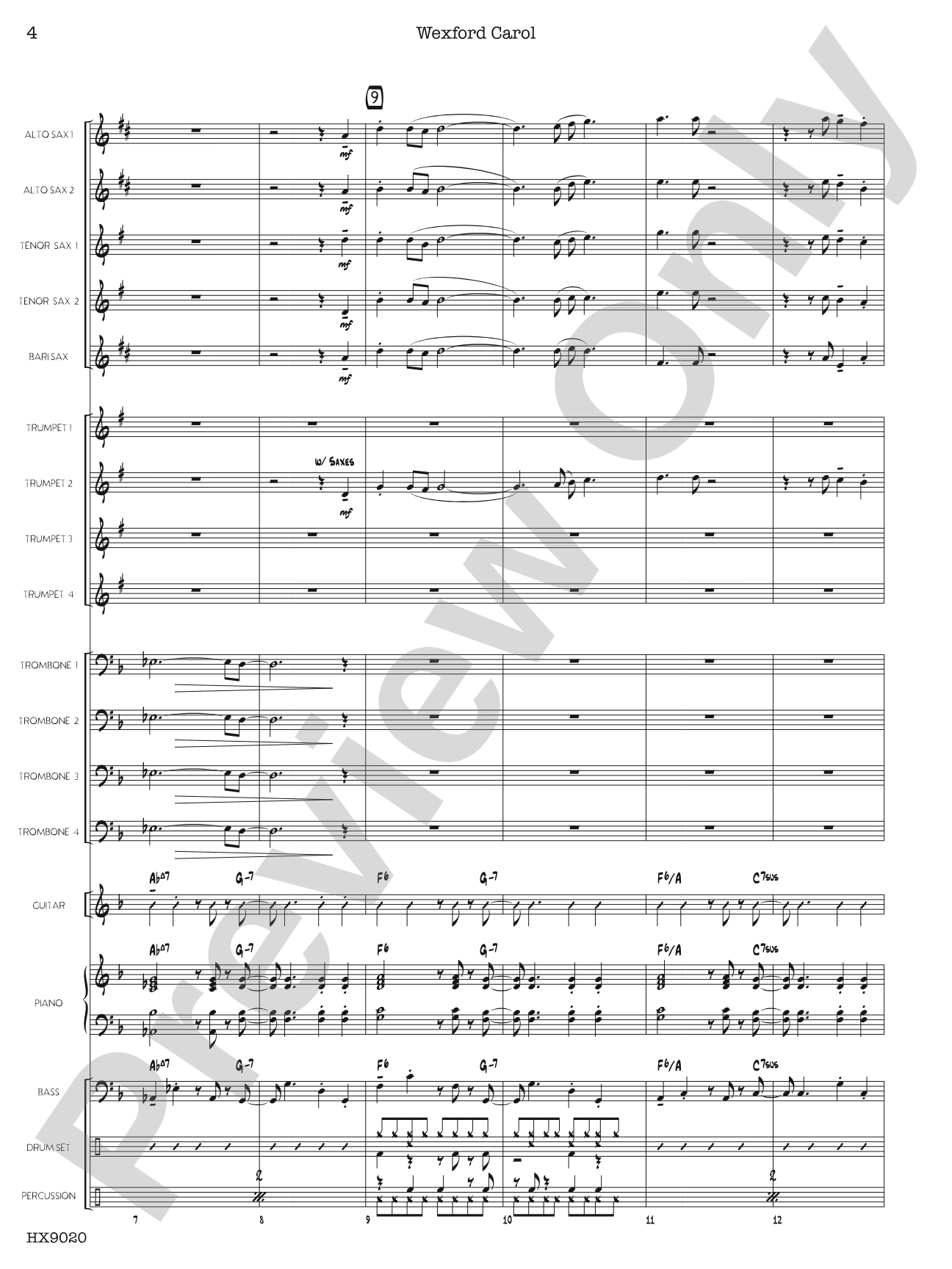 Wexford Carol: Score