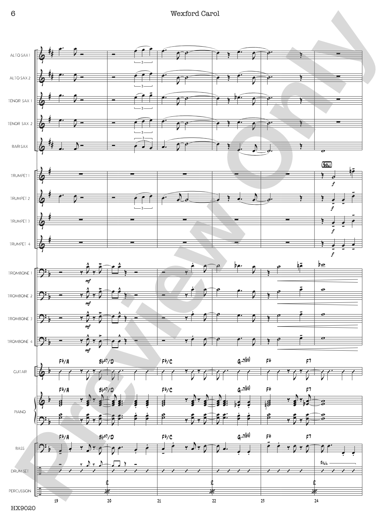 Wexford Carol: Score