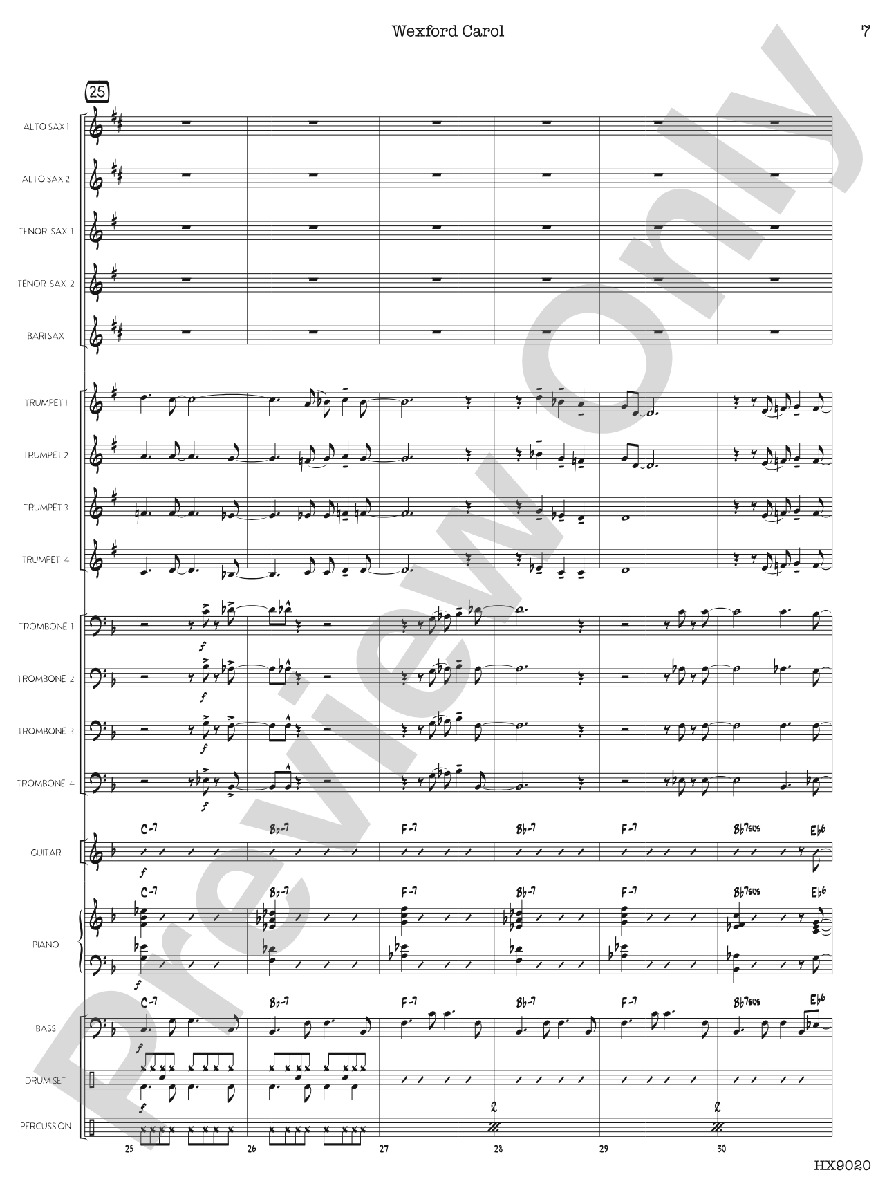 Wexford Carol: Score