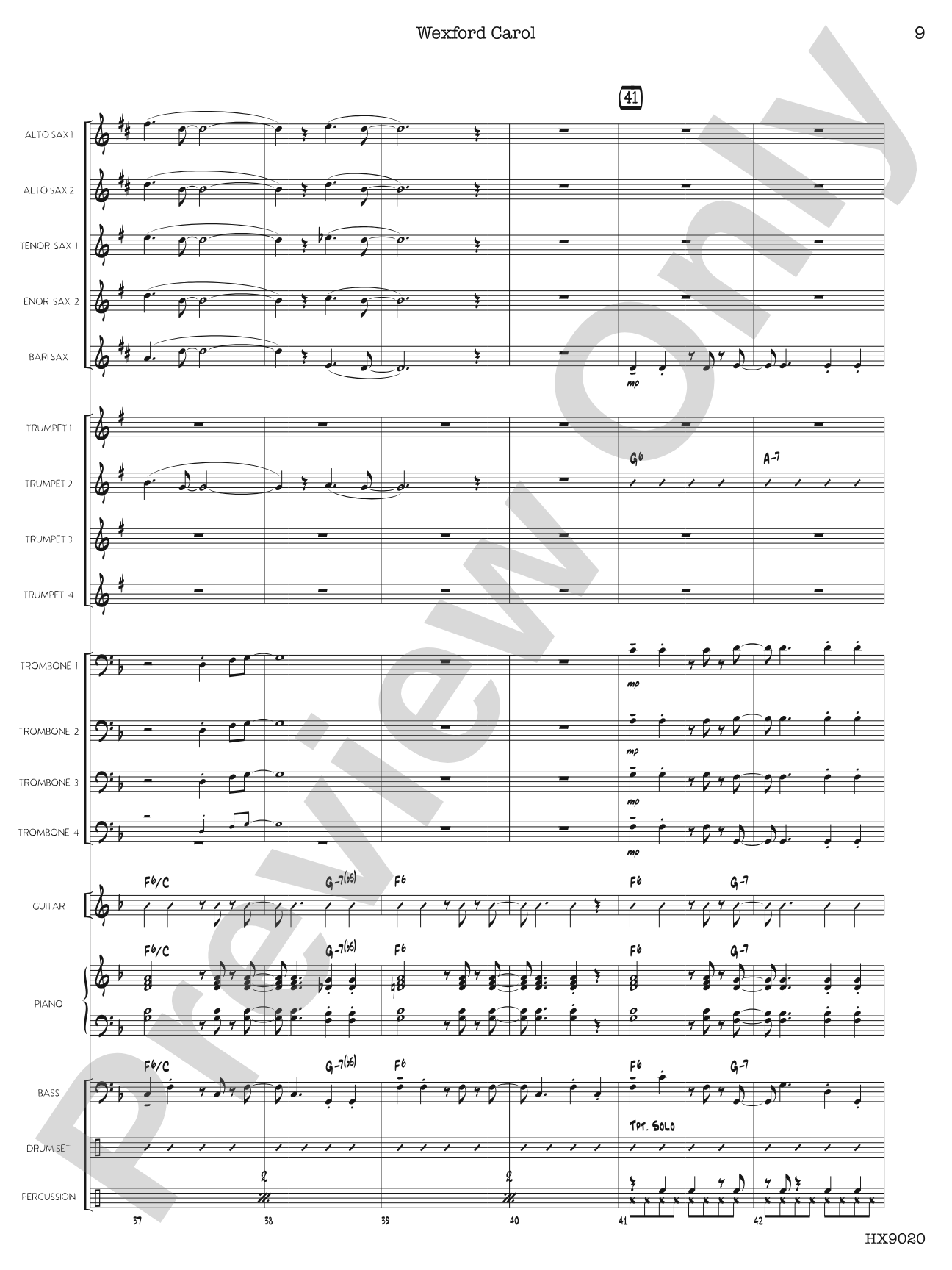 Wexford Carol: Score