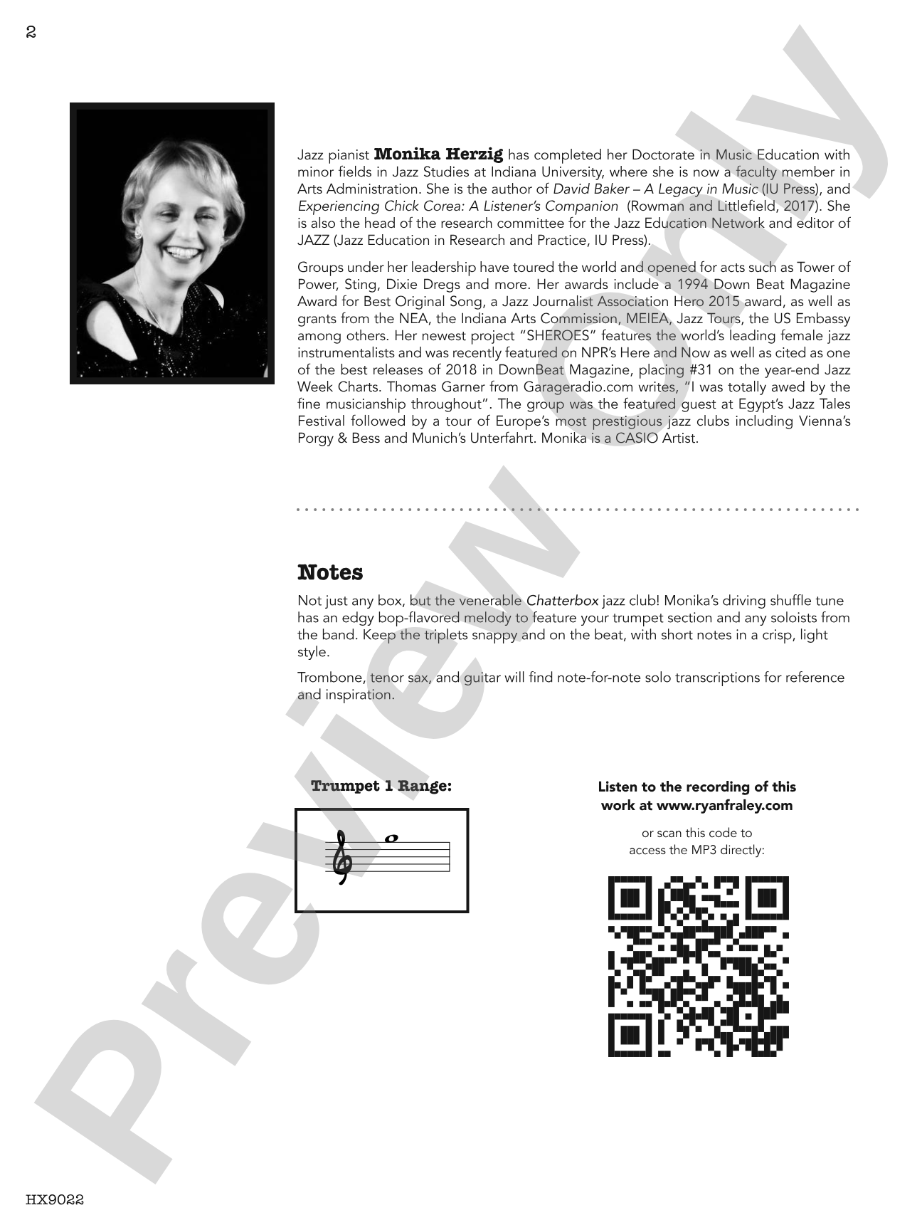 One for the 'Box: Jazz Ensemble Conductor Score & Parts