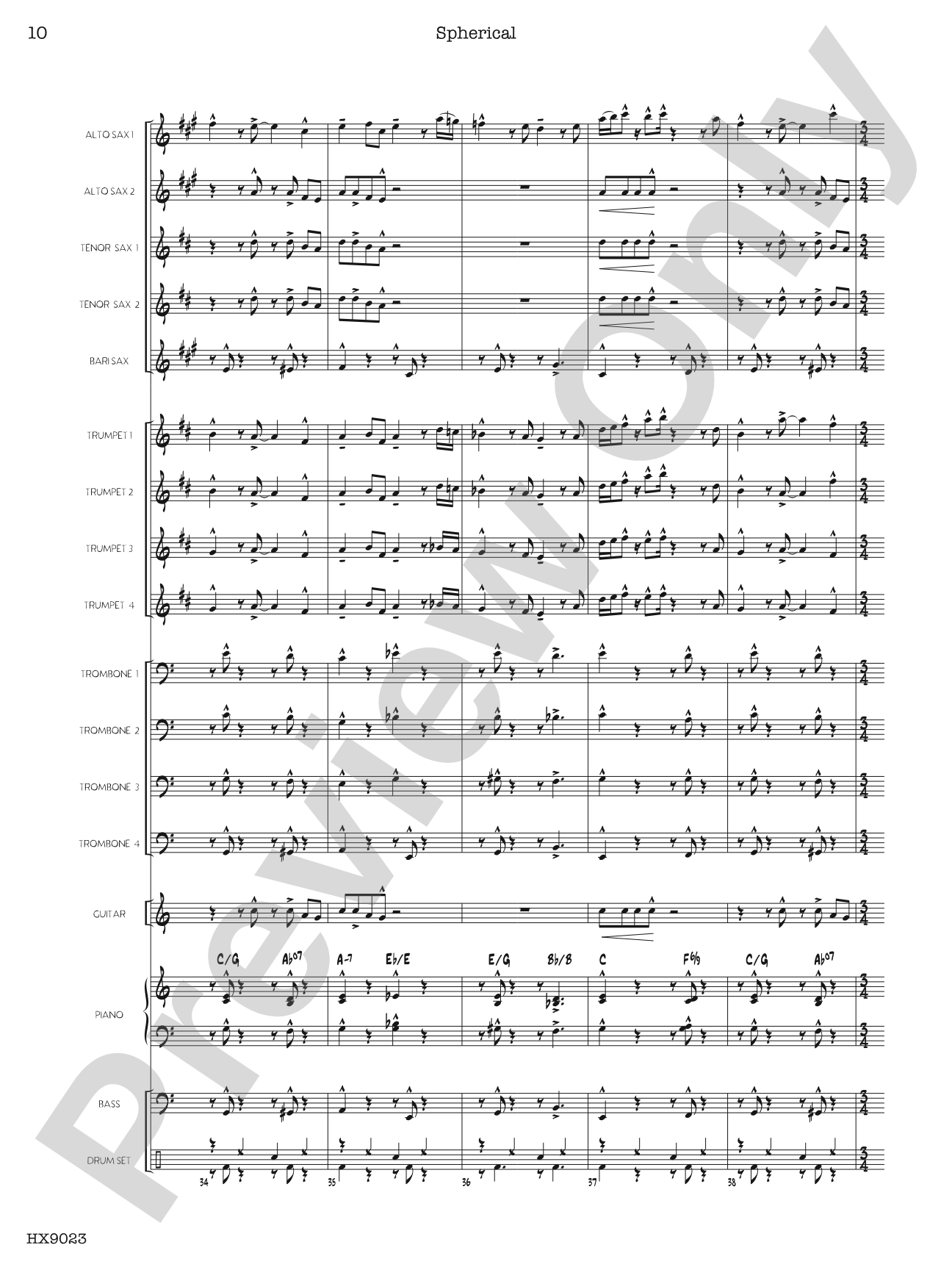 Spherical: Score