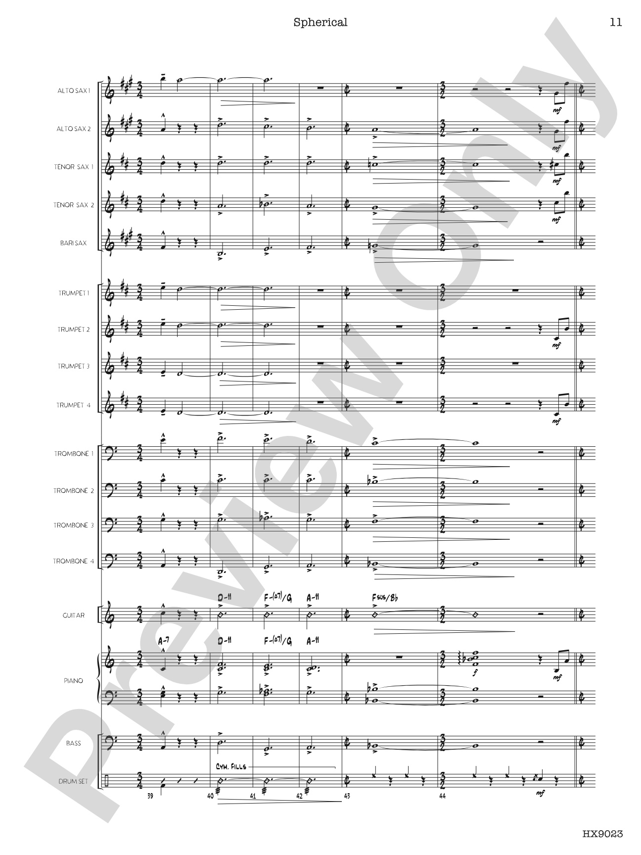 Spherical: Score