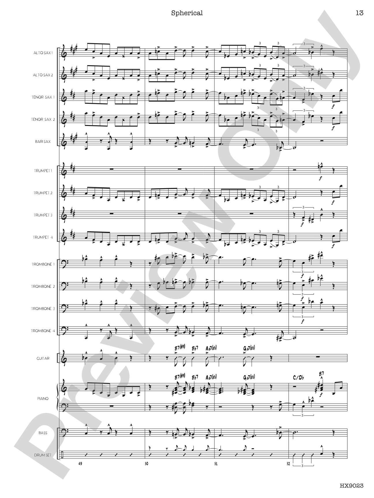 Spherical: Score