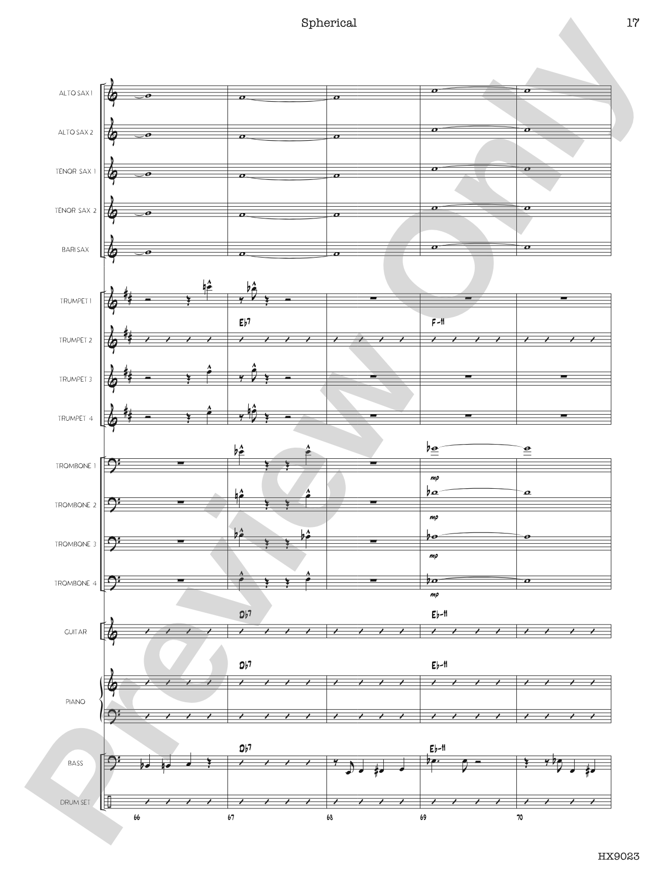 Spherical: Score