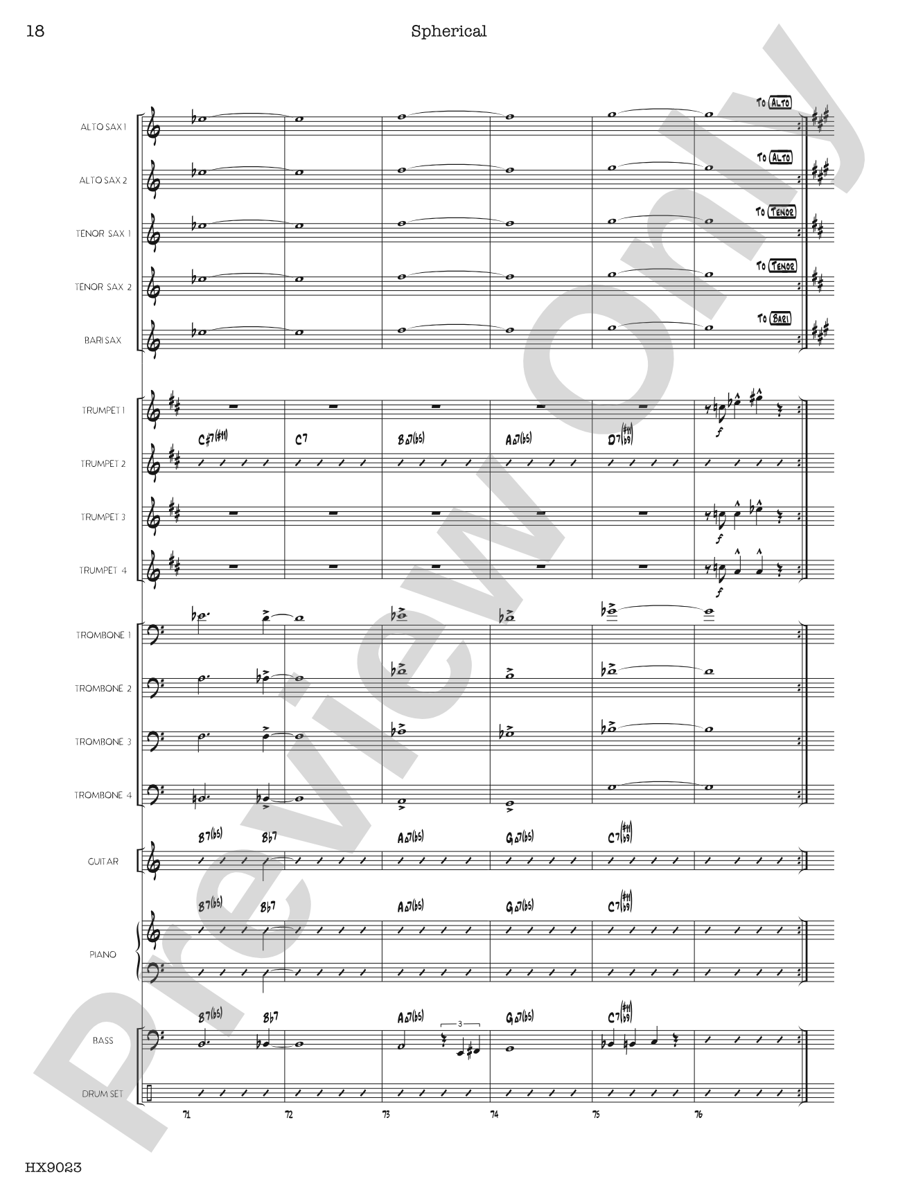 Spherical: Score