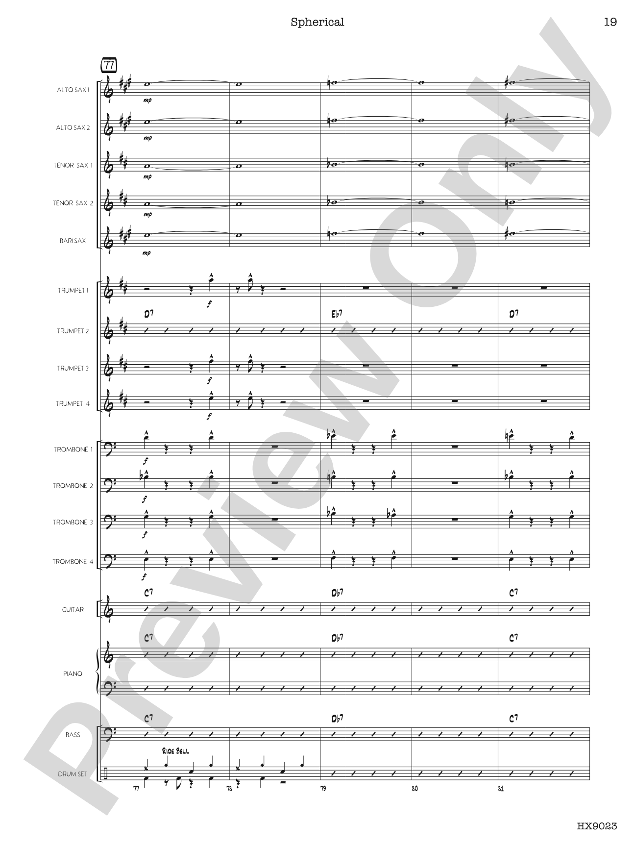 Spherical: Score